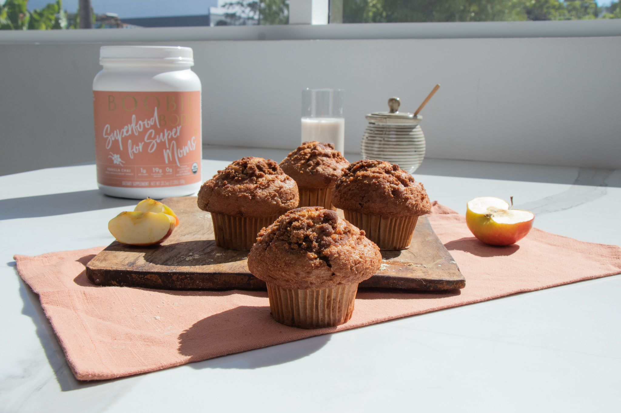 Cinnamon Apple Protein Muffins – Boobie*