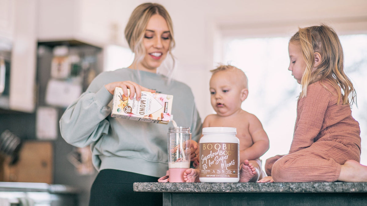 Fuel your mom life. BOOBIE BODY Superfood Protein Powder made for super moms. Shop now. 