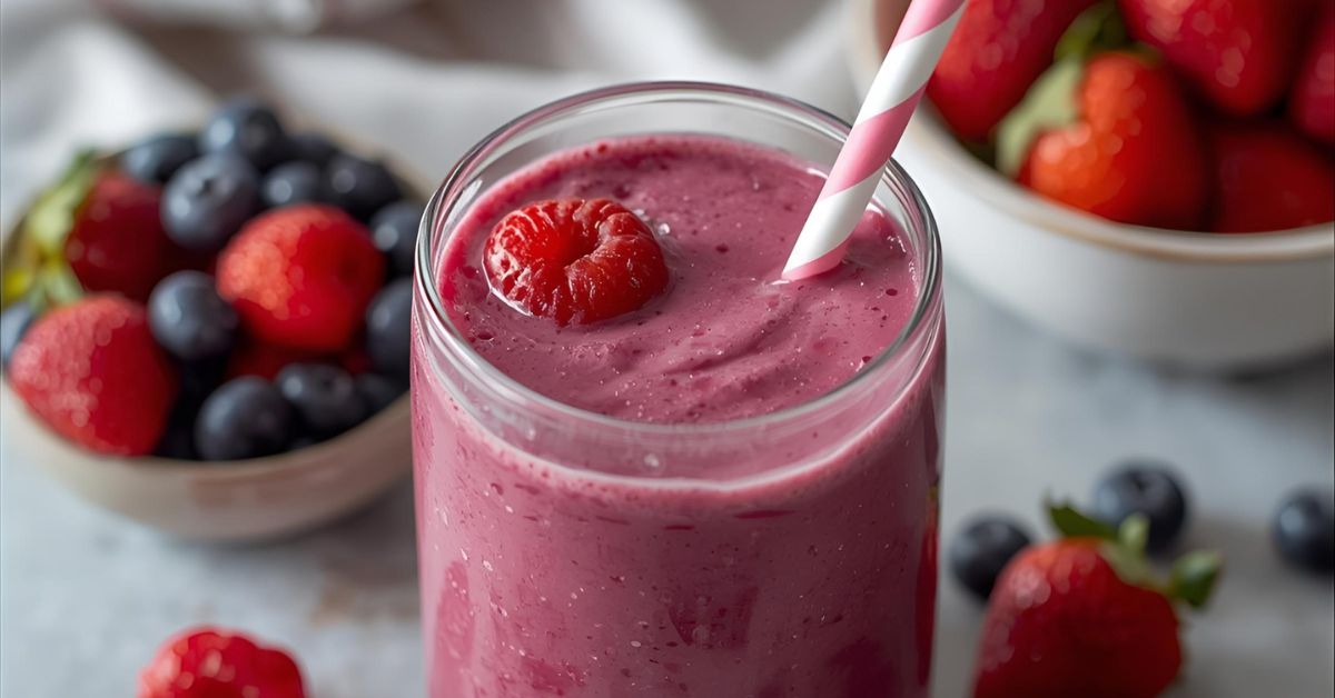 Winter Berry Boost Smoothie