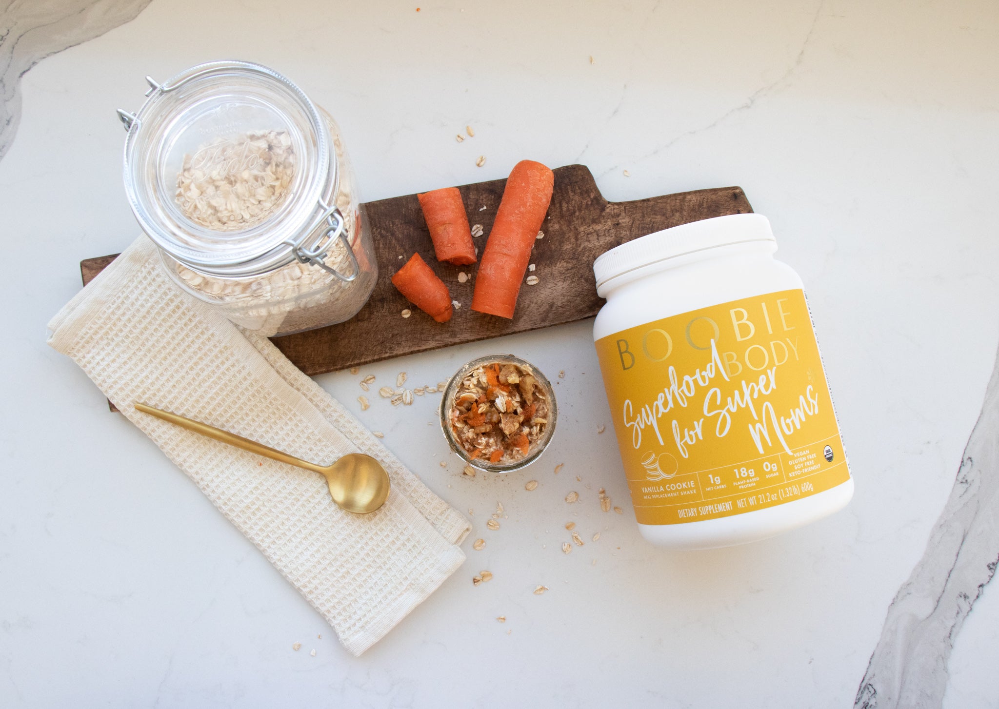 Carrot Cake Overnight Oats