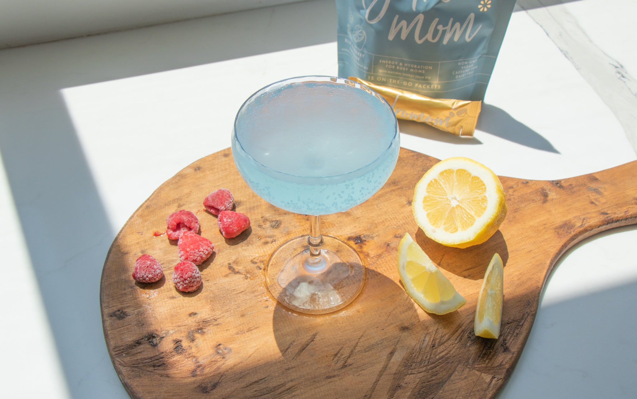 Blue Raspberry Lemonade Spritzer