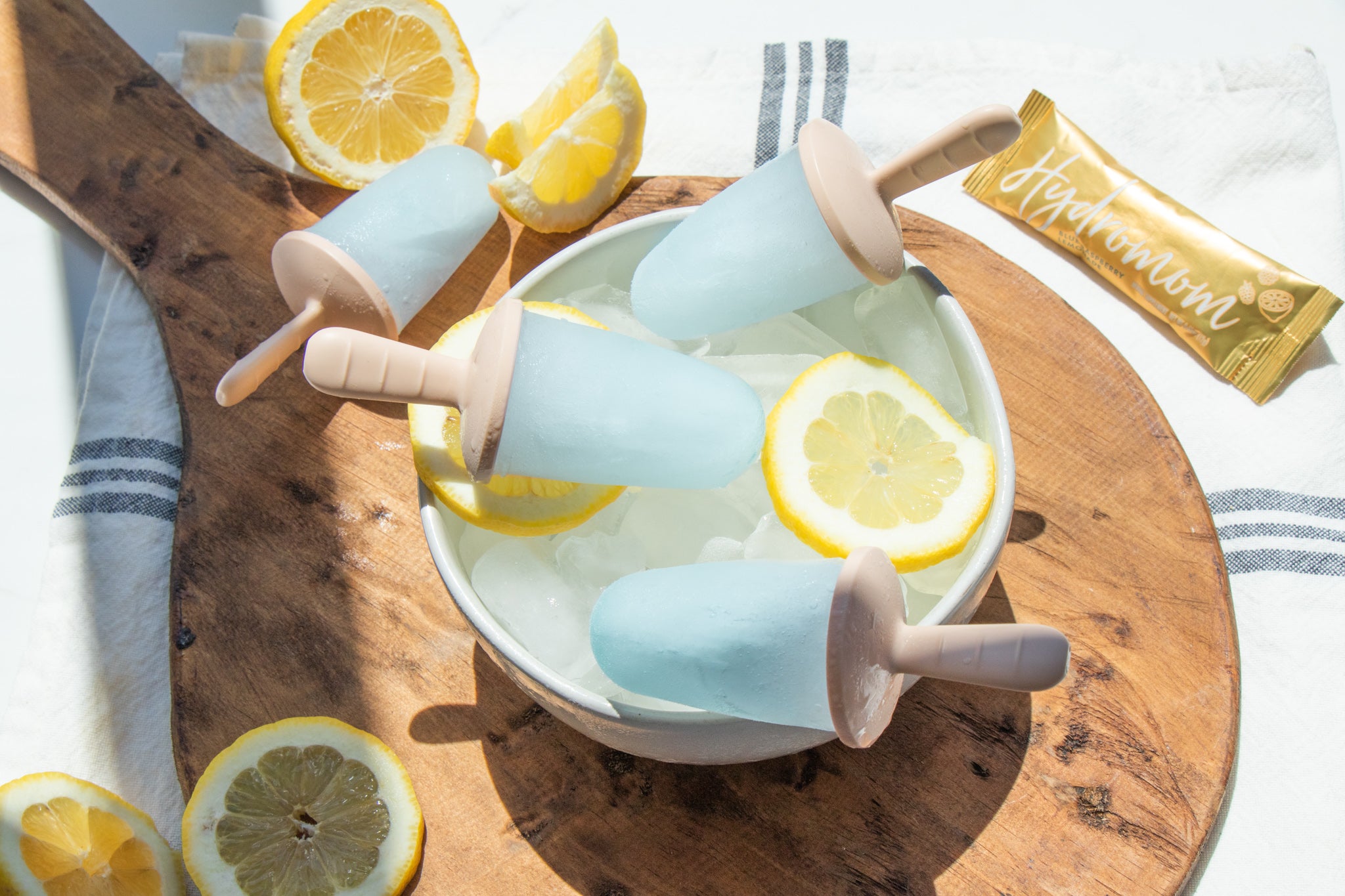 Blue Raspberry Lemonade Popsicles