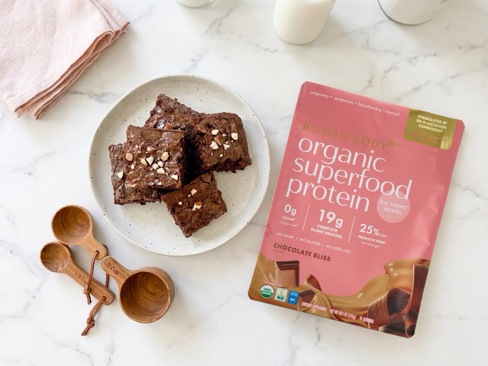 Vegan Protein Fudge Brownies