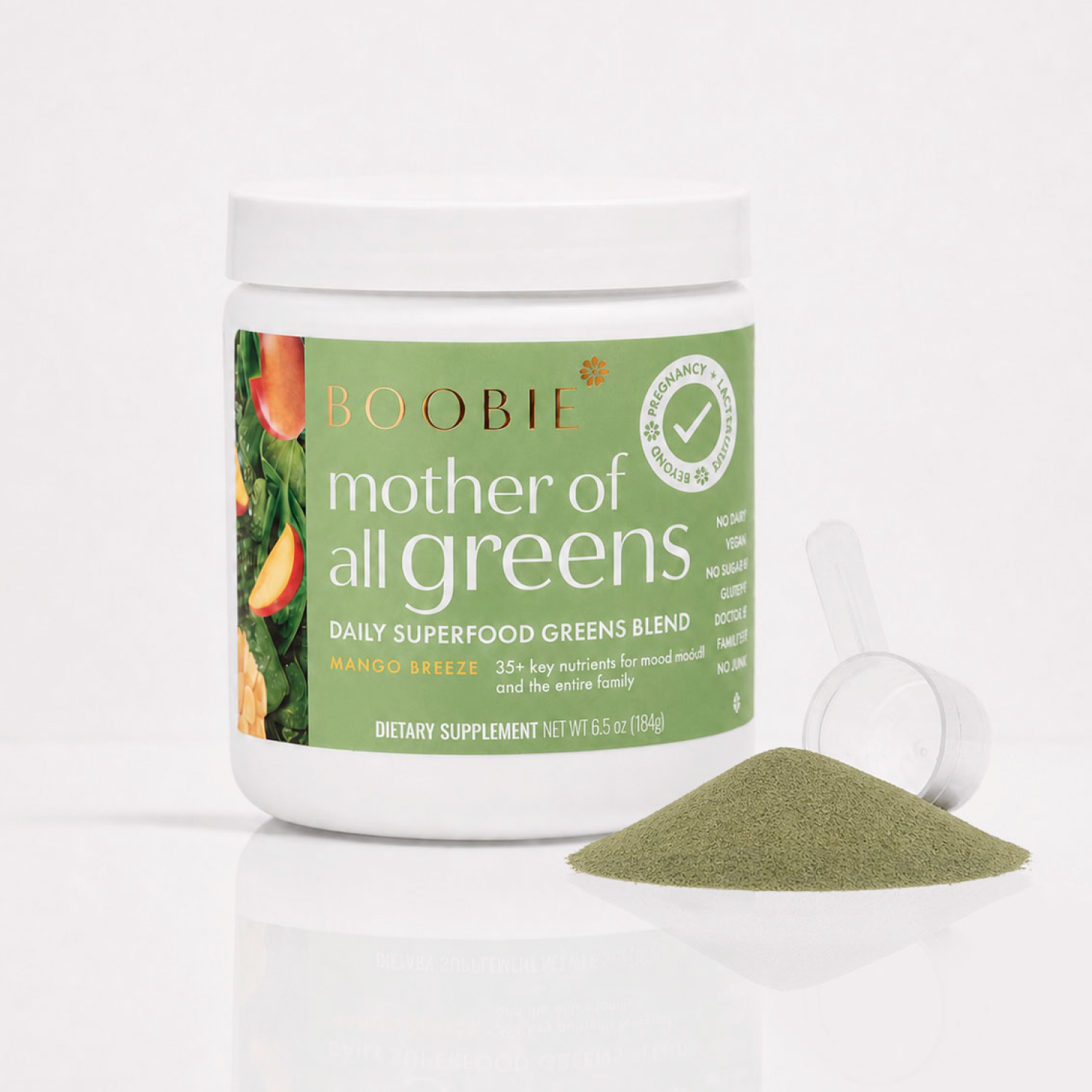 Boobie* Superfoods Mother Of All Greens Daily Superfood Greens Blend