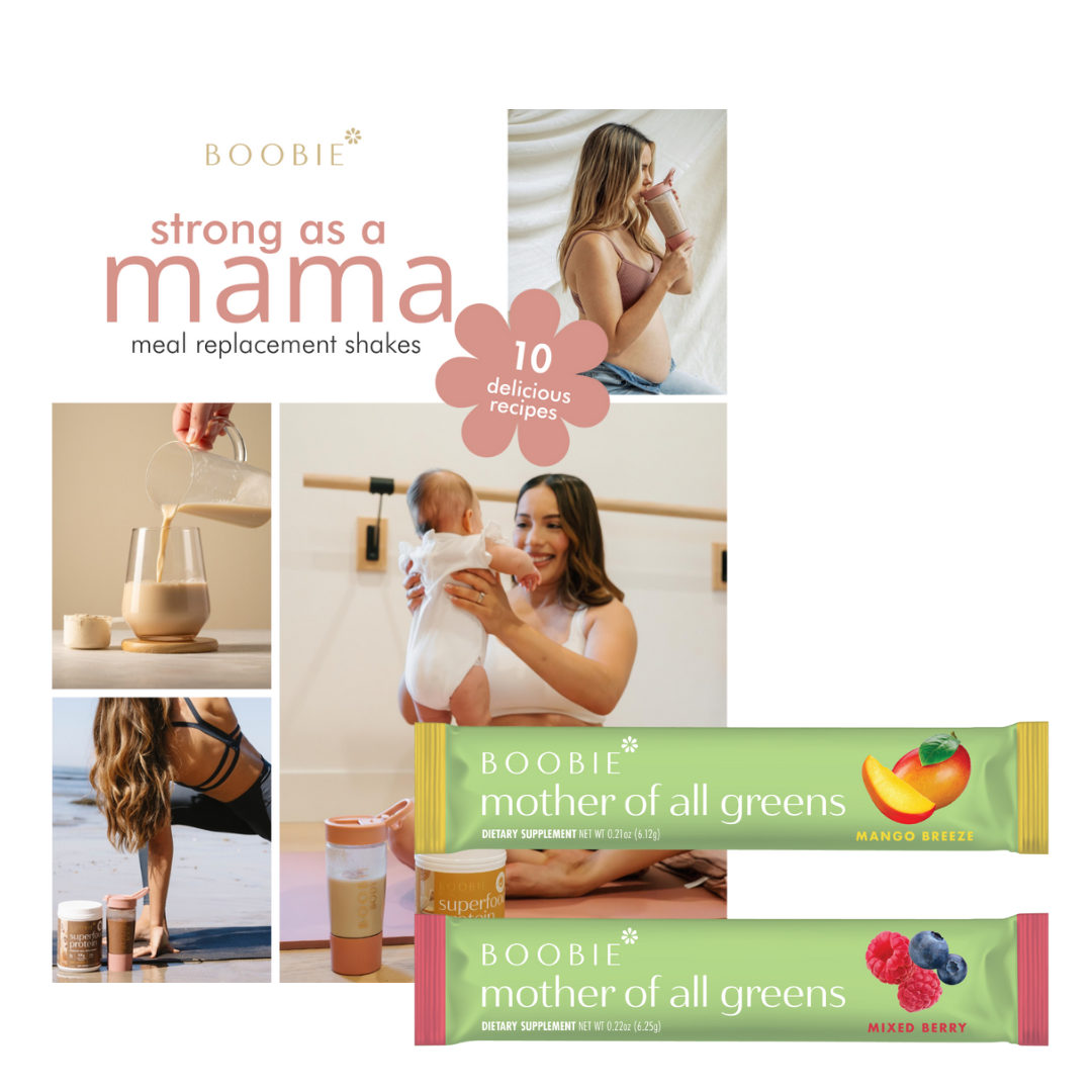 Strong as a Mama E-book + Greens Sample Packs