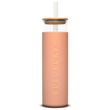 Glass Tumbler With Straw