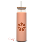 Glass Tumbler With Straw